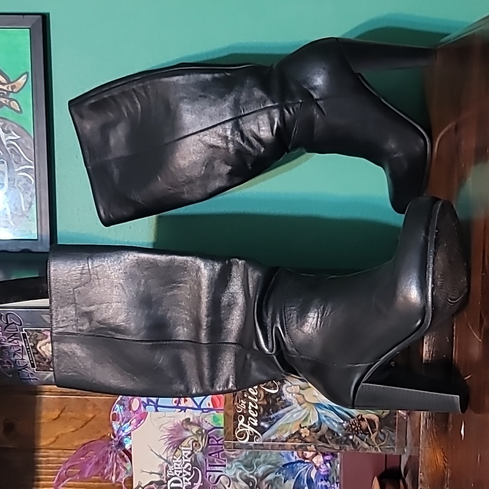Scoop NYC Tall Vero Cuoio Leather Boots
